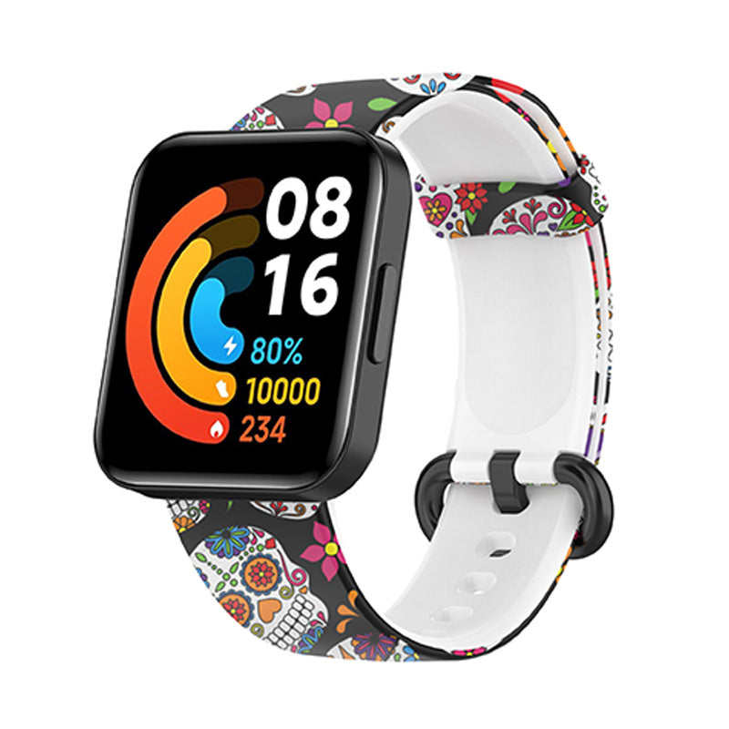 For Xiaomi Redmi Watch 2 Lite Pattern Printed Watchband Adjustable Silicone Smart Watch Strap For Xiaomi Redmi Watch 2 Lite Pattern Printed Watchband Adjustable Silicone Smart Watch Strap
